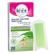 Veet Dry Skin Full Body Waxing Kit for 20 pcs - 139700726