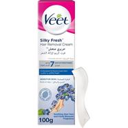 Veet Sensitive Skin Silk and F. Hair Removal Cream 100 ml (UAE) - 139700079