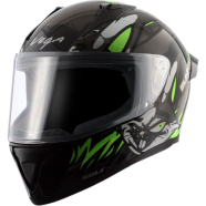 Vega Bolt Bunny Black Green Helmet