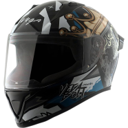 Vega Bolt Crown Men Black Blue Helmet