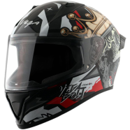 Vega Bolt Crown Men Black Red Helmet