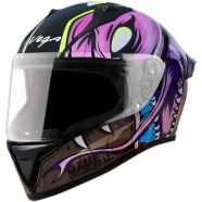 Vega Bolt Game Changer Black Pink Helmet