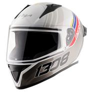 Vega Bolt Southpaw White Grey Left Hander Helmet