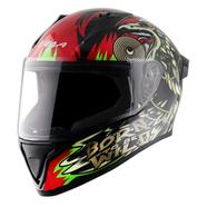 Vega Bolt Wild Black Green Helmet