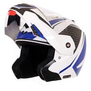 Vega Crux Dx Checks White Blue Helmet