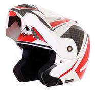 Vega Crux Dx Checks White Red Helmet
