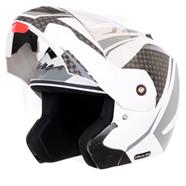Vega Crux Dx Checks White Silver Helmet