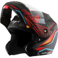 Vega Crux Dx Energy Dull Black Red Helmet