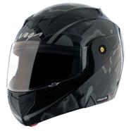 Vega Crux Dx Fighter Black Grey Helmet