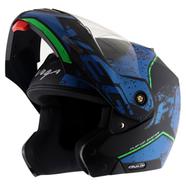 Vega Crux Dx Victor Dull Black Blue Helmet