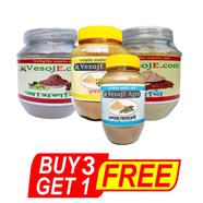 VesojE Agro Amlaki Powder -150 gm,Methi Powder-150gm and Vingoraj Powder-100gm With Kesraj Powder -100gm (Buy 3 Get 1 FREE)