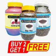 VesojE Agro Bitroot Powder -150gm and Chia Seeds- 350gm With VesojE Agro Chia Seeds- 200g (Buy 2 Get 1 FREE)