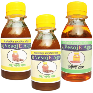 VesojE Agro Castor Oil-100 ml and Castor Oil-100 ml With Linseed oil-100 ml (Buy 2 Get 1 FREE)