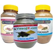 VesojE Agro Hair Pack Powder-150gm and Kesraj Powder-100gm With Mehedi Powder-150g(Buy 2 Get 1 FREE)