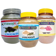 VesojE Agro Mehedi Powder-150gm and Joba Powder-100gm With Kesraj Powder-100g(Buy 2 Get 1 FREE)