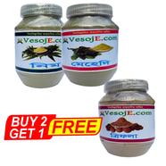 VesojE Agro Neem Powder - 150 gm And Mehedi Powder150gm With VesojE Agro Trifola Powder 150gm (Buy 2 Get 1)
