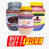 VesojE Agro Sarabat Pack- 150 gm Bitroot Powder-150gm With Beal Powder -150gm (Buy 2 Get 1 FREE)