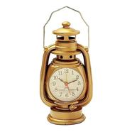 Vintage Alarm Clock Retro Oil Lamp Office Craft Ornament