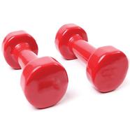 Vinyl Dumbbell 6 Kg With Pair - Red