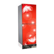 Vision Glass Door Refrigerator RE-185L Digital Lily Flower Bottom Mount - 827660