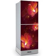 Vision Glass Door Refrigerator RE-229 Liter Red Flower Family - 988616