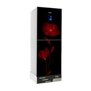 Vision Glass Door Smart Dispenser Refrigerator RE-238L Daisy Red Flower Bottom Mount - 892091