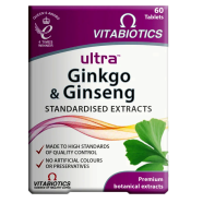 Vitabiotics Ultra Ginkgo And Ginseng - 60 Tablets