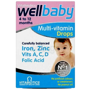 Vitabiotics Wellbaby 4 to 12 Months Multi-Vitamin Drops - 30ml