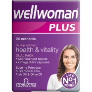 Vitabiotics Wellwoman Omega 3 6 9, 56 capsule in a convenient pack.