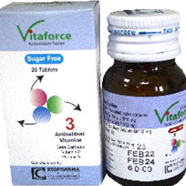Vitaforce 6 mg Plus 200 m - 20's pack Tablet icon