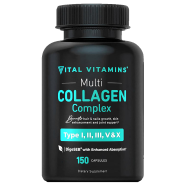 Vital Vitamins Multi Collagen For Women And Men - 150 Capsules -523289749
