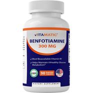 Vitamatic Benfotiamine 300 mg – 90 Veg Capsules -344313876 icon