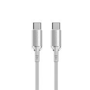 Vyvylabs Crystal Series Fast Charging Data Cable Type-C to Type-C 60W 1M White(VCSCC-01)