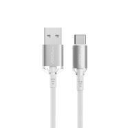 Vyvylabs Crystal Series Fast Charging Data Cable USB to Type-C 3A 1M White - (VCSUC-01)