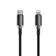 Vyvylabs Crystal Series Fast Charging Data Cable Type-C to iP 30W 1M Black(VCSCL-02)