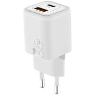 Vyvylabs Gan Fast Wall Charger 35W A Plush C (EU plug) White(GAN35BE-01)