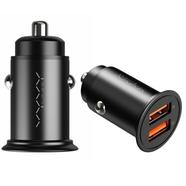 Vyvylabs Round Dot Dual Fast Charge Car Charger 36W A A Black(VJY36A-01)