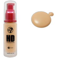 W7 Foundation Honey Hd 12 Hours Coverage 30ml - 25052