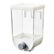 Wall Mounted Press Cereals Dispenser Grain Storage Box - 1000 ML - C009007