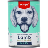 Wanpy Holistic Formulation Dog Can Food lamb and Vegetable 375 gm