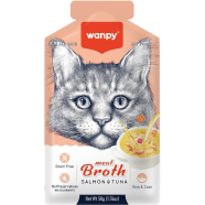 Wanpy Meat Broth Salmon and Tuna for Cats 50 gm