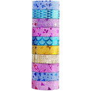 Washi Tapes - 10pcs - Multi-color