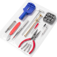 Watch Repair Tools Kits Accessories Set Adjustable Watch Link Pin Remover Watch Band Repair Tool 16 pcs Tools Set icon