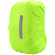 Waterproof Universal Light Weight Bag Pack Cover With Safety Buckle And Free Storage Bag - (Lime Colour) icon
