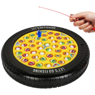 We Baby Musical Tyre 45 Fish Fishing Game Toy
