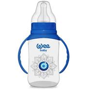 Wee Baby Classic PP Feeding Bottle with Grip- 270 ml (Evil Eye)