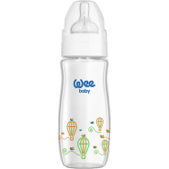 Wee Baby Classic Wide Neck Heat Resistant Glass Bottle - 280 ml