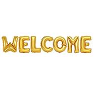 Welcome Foil Balloons Banner Office and Home School Party Decorations Retirement Celebrate Party Supplies