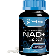 Wellness Labs RX NAD Plus Resveratrol 1500 mg 90 Veggie Capsules