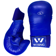 Wesing Karate Gloves Leather Size L Blue icon